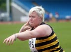Tyne Breen (Blaydon) under-20 shot putt, Northern Championships, Sport City, Manchester